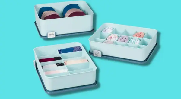 Organizzatori per lingerie e calzini, perfetti per applicare il marie kondo metodo e mantenere l'ordine.