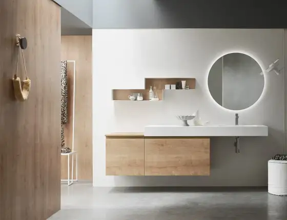Bagno bianco e legno - La guida per un ambiente perfetto